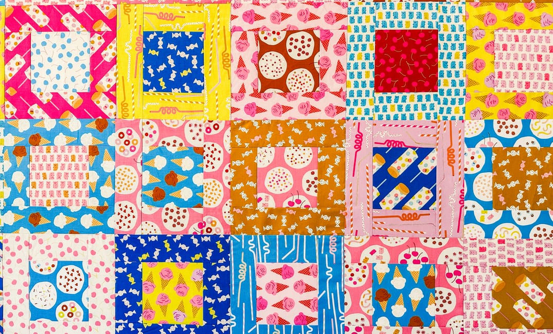 Square in a Square Quilt Tutorial