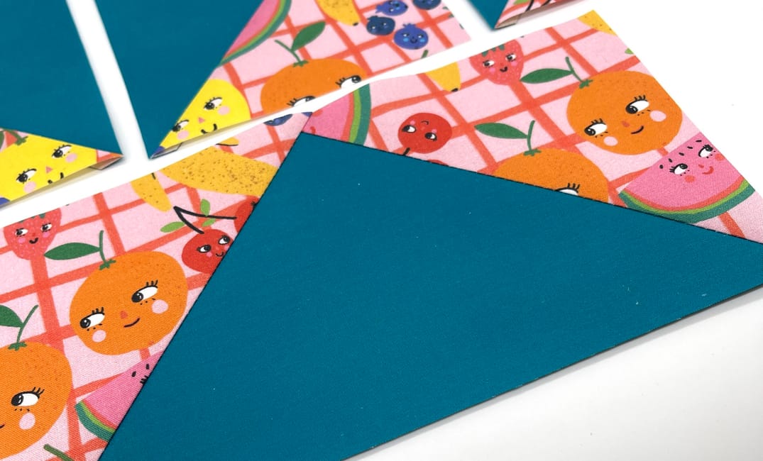 How to make 4 at a time flying geese with directional fabrics