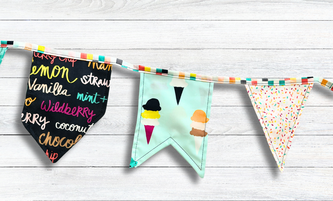 How to Make Fabric Bunting Flag Garland