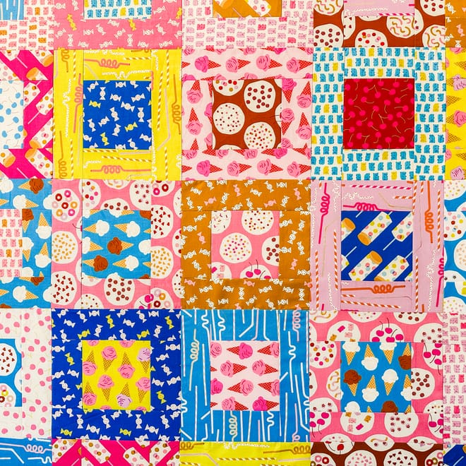 Image of: Square in a Square Quilt Tutorial