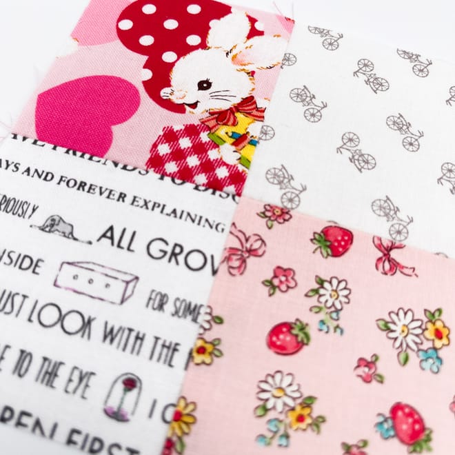 Image of: How to make perfect 4 patch quilt blocks