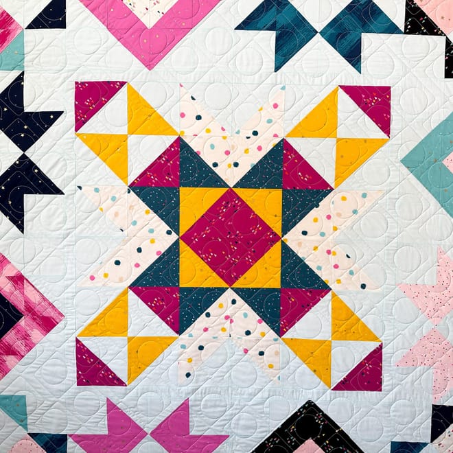Image of: Free Licorice Blast Quilt Pattern