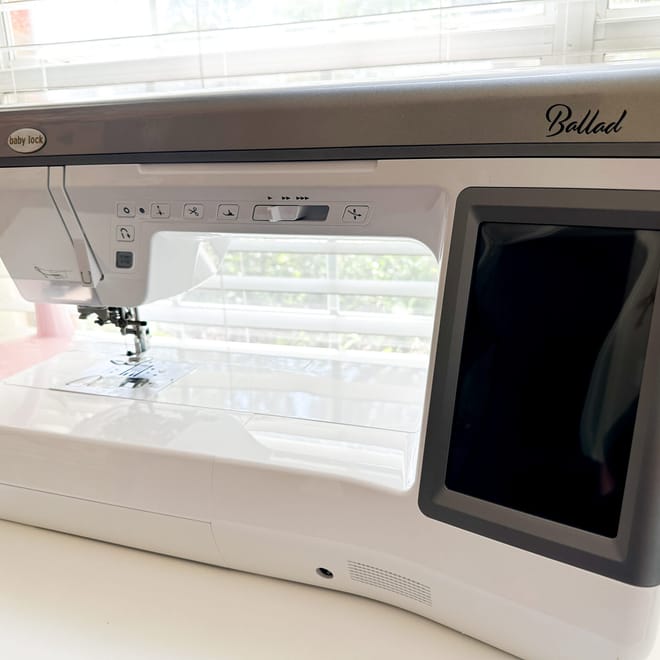 Image of: Unboxing the Baby Lock Ballad Sewing Machine